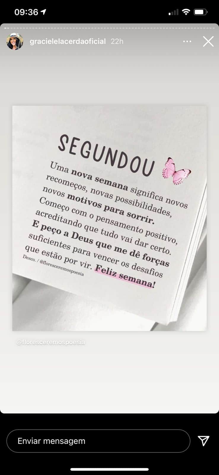 Graciele Lacerda expõe desfecho de relação com Zezé em textão e anuncia nova fase: "Me dê forças" Graciele Lacerda expõe desfecho de relação com Zezé em textão e anuncia nova fase: "Me dê forças"