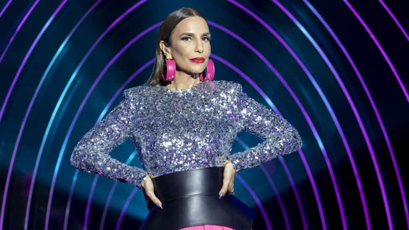 Ivete Sangalo nos bastidores do The Masked Singer Brasil (Divulgação/TV Globo) Ivete Sangalo nos bastidores do The Masked Singer Brasil (Divulgação/TV Globo)