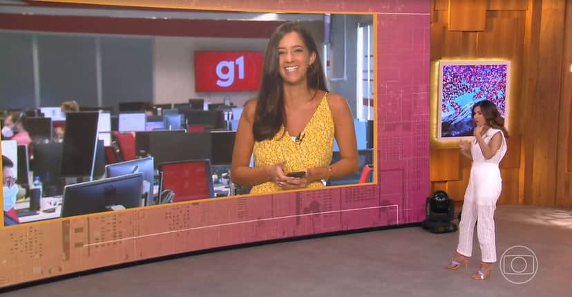 Luiza Tenente e Fátima Bernardes no "Encontro" (Foto: Reprodução/TV Globo) Luiza Tenente e Fátima Bernardes no "Encontro" (Foto: Reprodução/TV Globo)