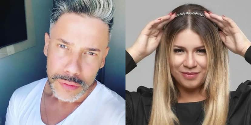 Marília Mendonça e o maquiador Eduardo Make Hair - Foto: Reprodução Marília Mendonça e o maquiador Eduardo Make Hair - Foto: Reprodução
