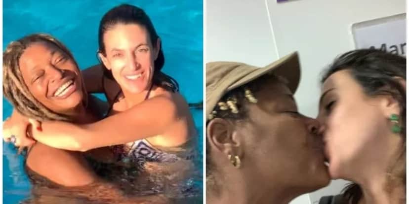 Mart'nália e a namorada (Imagem: Montagem) Mart'nália e a namorada (Imagem: Montagem)