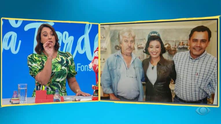 Catia Fonseca relembrou passado com Vicente Datena (Foto: Reprodução/Band) Catia Fonseca relembrou passado com Vicente Datena (Foto: Reprodução/Band)