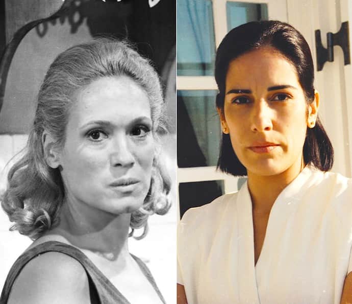 Susana Vieira e Glória Pires viveram a protagonista vilã de "Anjo Mau" (Foto: Reprodução/TV Globo) Susana Vieira e Glória Pires viveram a protagonista vilã de "Anjo Mau" (Foto: Reprodução/TV Globo)