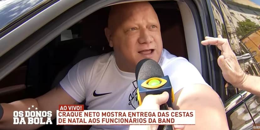 Ronaldo Giovanelli em "Os Donos da Bola" (Foto: Reprodução/Band) Ronaldo Giovanelli em "Os Donos da Bola" (Foto: Reprodução/Band)