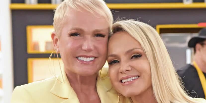 Xuxa e Eliana no SBT (Foto: Blad Meneghel) Xuxa e Eliana no SBT (Foto: Blad Meneghel)