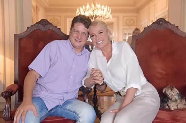 Xuxa e Marcelo durante o reencontro (Foto: Divulgação) Xuxa e Marcelo durante o reencontro (Foto: Divulgação)