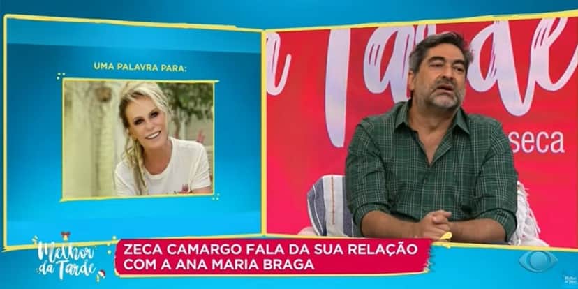 Zeca Camargo expõe relação com Ana Maria Braga, declara sentimentos na Band e assume: "Até hoje" Zeca Camargo expõe relação com Ana Maria Braga, declara sentimentos na Band e assume: "Até hoje"