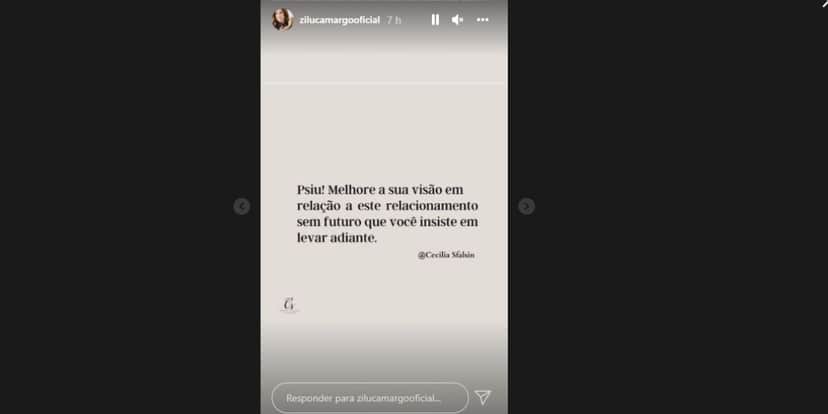Zilu, após se unir a Zezé e ver Graciele detonar fim, expõe desfecho de situação: "Relacionamento sem futuro" Zilu, após se unir a Zezé e ver Graciele detonar fim, expõe desfecho de situação: "Relacionamento sem futuro"