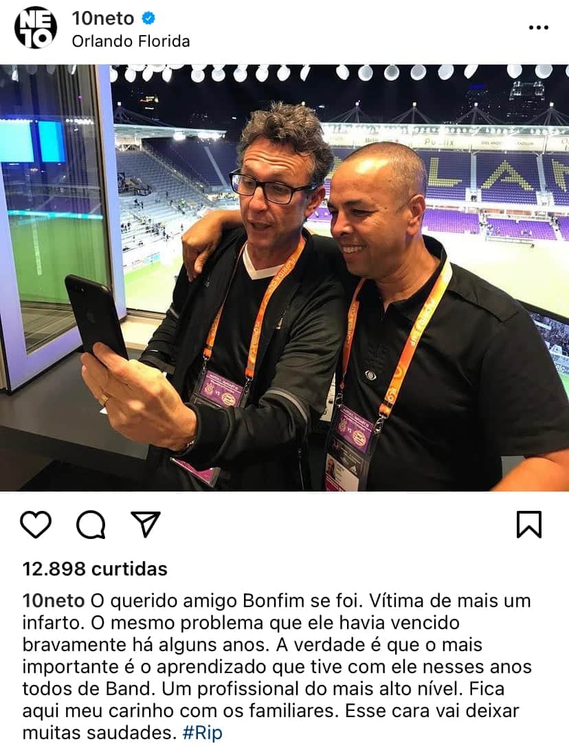 “Se foi”, Neto anuncia morte de nome da Band, desaba em textão e confirma: “Vai deixar muita saudade” “Se foi”, Neto anuncia morte de nome da Band, desaba em textão e confirma: “Vai deixar muita saudade”