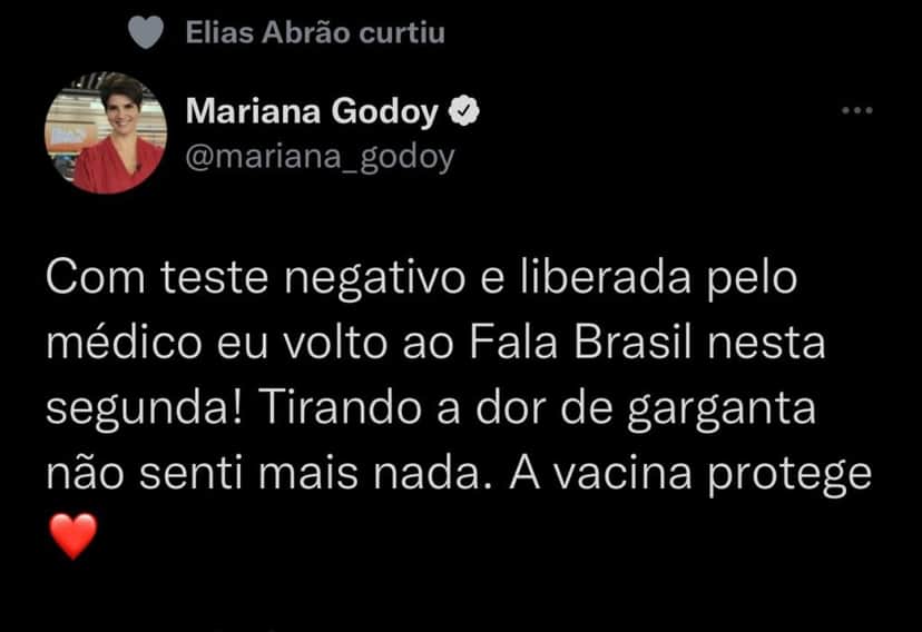 Mariana Godoy, tirada do ar às pressas na Record, faz confirmação em textão com veredito de canal: “Dor” Mariana Godoy, tirada do ar às pressas na Record, faz confirmação em textão com veredito de canal: “Dor”