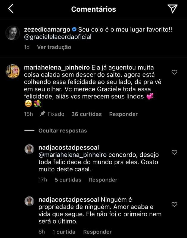 Zezé Di Camargo foi exposto, após foto com Graciele Lacerda (Foto: Reprodução) Zezé Di Camargo foi exposto, após foto com Graciele Lacerda (Foto: Reprodução)