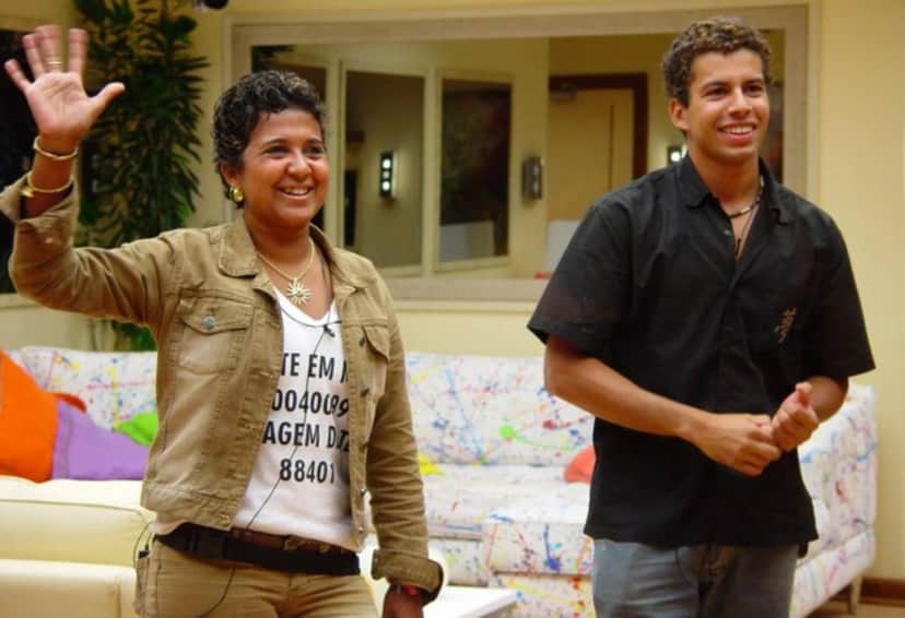 Thiago e Cida se tornaram bons amigos e foram juntos para a final (Foto: Reprodução / TV Globo / Jaq Joner) Thiago e Cida se tornaram bons amigos e foram juntos para a final (Foto: Reprodução / TV Globo / Jaq Joner)