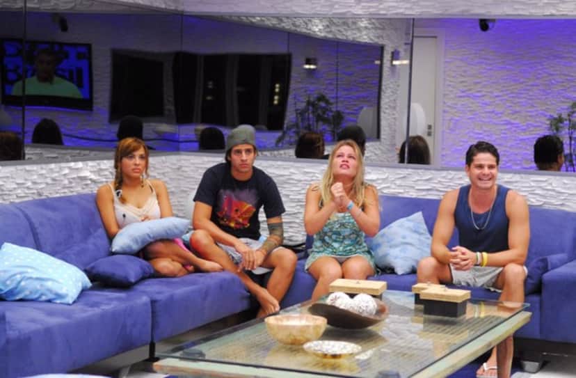 Rafinha, Nat e Marcos se apoiavam durante provas e eliminações na casa (Foto: Reprodução / Internet) Rafinha, Nat e Marcos se apoiavam durante provas e eliminações na casa (Foto: Reprodução / Internet)