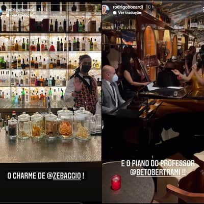 Bocardi reapareceu nas redes sociais Bocardi reapareceu nas redes sociais