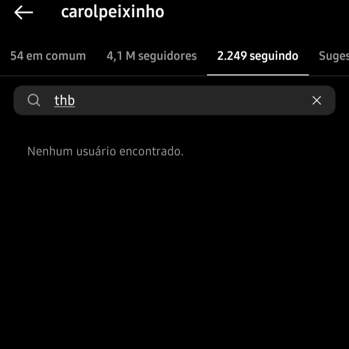 Carol Peixinho não segue Thiaguinho (Foto: Reprodução Instagram) Carol Peixinho não segue Thiaguinho (Foto: Reprodução Instagram)