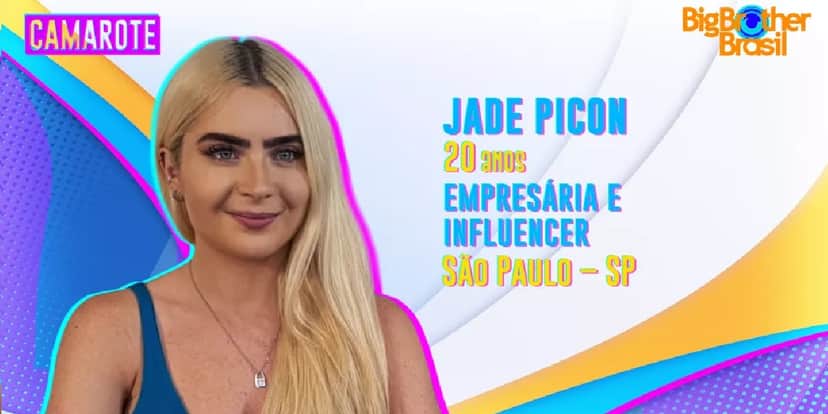 Jade Picon faz parte do camarote do "BBB22" (Foto: Divulgação/TV Globo)