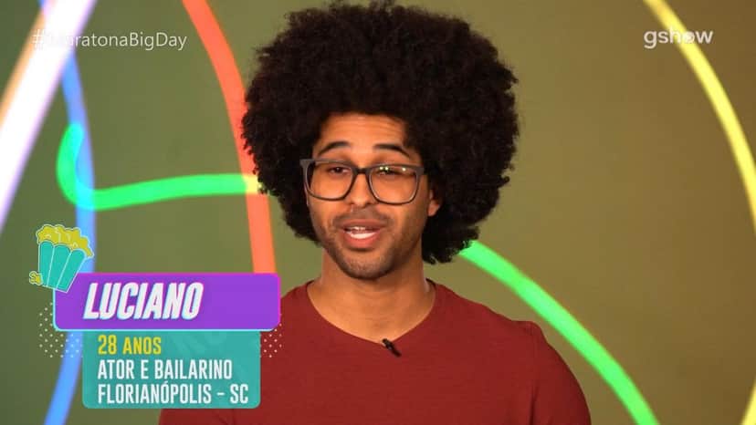 Luciano na chamada do BBB22 (Foto: Reprodução / Internet) Luciano na chamada do BBB22 (Foto: Reprodução / Internet)