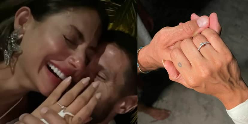 Mari Gonzalez é surpreendida com pedido de casamento após 6 anos de namoro com Jonas Sulzabach (Foto: Reprodução) Mari Gonzalez é surpreendida com pedido de casamento após 6 anos de namoro com Jonas Sulzabach (Foto: Reprodução)
