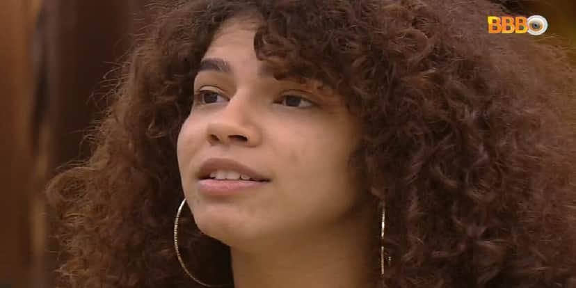 BBB22: Maria conversa com os brothers e afirma que entre ela e Eliezer é só amizade colorida. Foto: (Reprodução/ Globoplay) BBB22: Maria conversa com os brothers e afirma que entre ela e Eliezer é só amizade colorida. Foto: (Reprodução/ Globoplay)