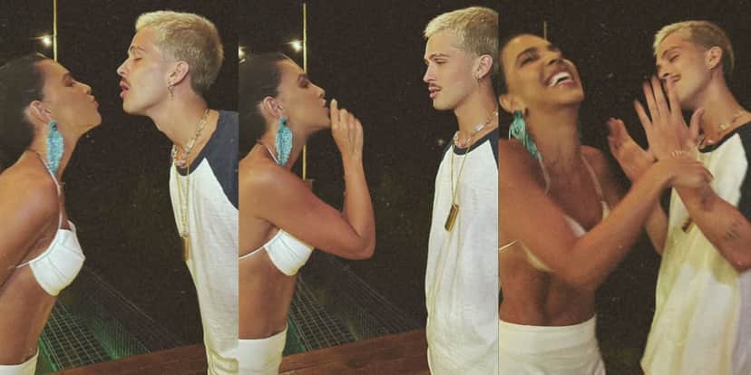 Mariana Rios e João Guilherme juntos? Famosos são vistos aos beijos em noitada (Foto: Reprodução) Mariana Rios e João Guilherme juntos? Famosos são vistos aos beijos em noitada (Foto: Reprodução)