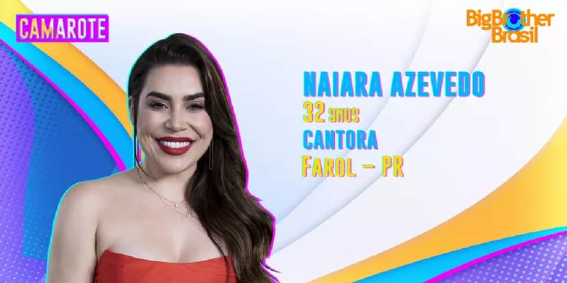 Naiara Azevedo faz parte do camarote do "BBB22" (Foto: Divulgação/TV Globo) Naiara Azevedo faz parte do camarote do "BBB22" (Foto: Divulgação/TV Globo)