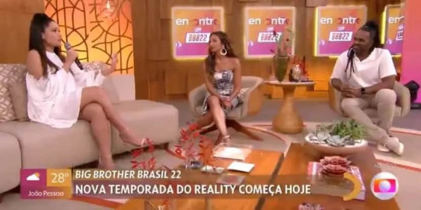 Patrícia Poeta expôs fofoca envolvendo ex-participante do BBB com atual participantes (Foto: Reprodução) Patrícia Poeta expôs fofoca envolvendo ex-participante do BBB com atual participantes (Foto: Reprodução)