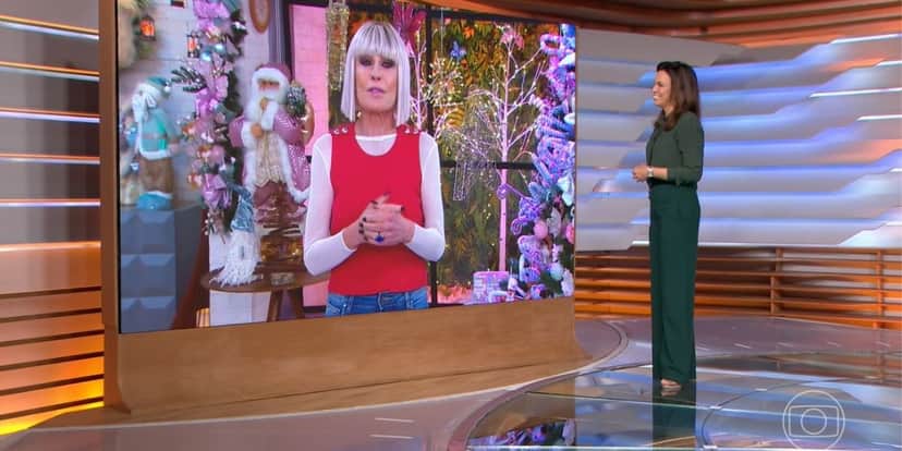 "Se vira", Ana Maria surge irreconhecível na Globo, choca Ana Paula Araújo e confirma: "De qualquer jeito" "Se vira", Ana Maria surge irreconhecível na Globo, choca Ana Paula Araújo e confirma: "De qualquer jeito"