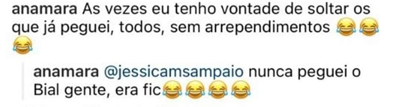 Comentário de Anamara sobre a publicação de JUliette Freire, na página da Gina Indelicada (Foto: Reprodução/Instagram) Comentário de Anamara sobre a publicação de JUliette Freire, na página da Gina Indelicada (Foto: Reprodução/Instagram)