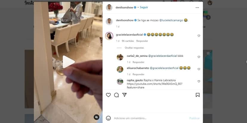 Graciele denuncia o que Zezé fez, envolve Luciele Di Camargo e artista arranca aliança do dedo: "Enfia no c#" Graciele denuncia o que Zezé fez, envolve Luciele Di Camargo e artista arranca aliança do dedo: "Enfia no c#"