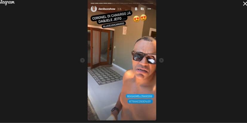 "Um esporro", Denílson, fora de casa, expõe situação com Luciele, recebe ameaça e assume: "Está daquele jeito" "Um esporro", Denílson, fora de casa, expõe situação com Luciele, recebe ameaça e assume: "Está daquele jeito"