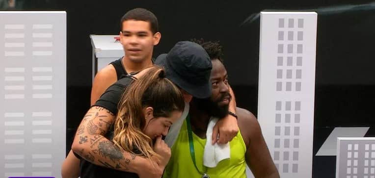 Douglas Silva e Rodrigo Mussi vencem a Super Prova do BBB22 (Foto: Reprodução / Globoplay)
