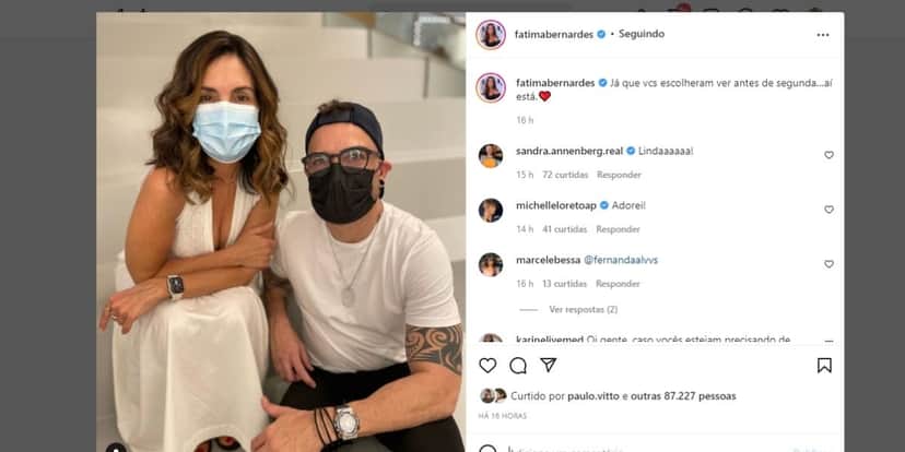 Fátima Bernardes anuncia desfecho no Encontro, vê Sandra Annenberg envolvida e assume: "Escolheram" Fátima Bernardes anuncia desfecho no Encontro, vê Sandra Annenberg envolvida e assume: "Escolheram"