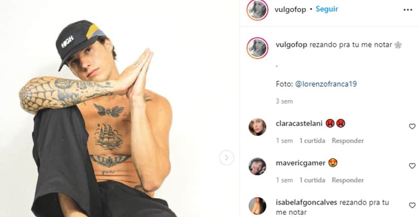 O Tik Toker Gabriel Tavares é um colírio e animou a cantora Anitta, sem dúvidas (Reprodução/ Instagram) O Tik Toker Gabriel Tavares é um colírio e animou a cantora Anitta, sem dúvidas (Reprodução/ Instagram)