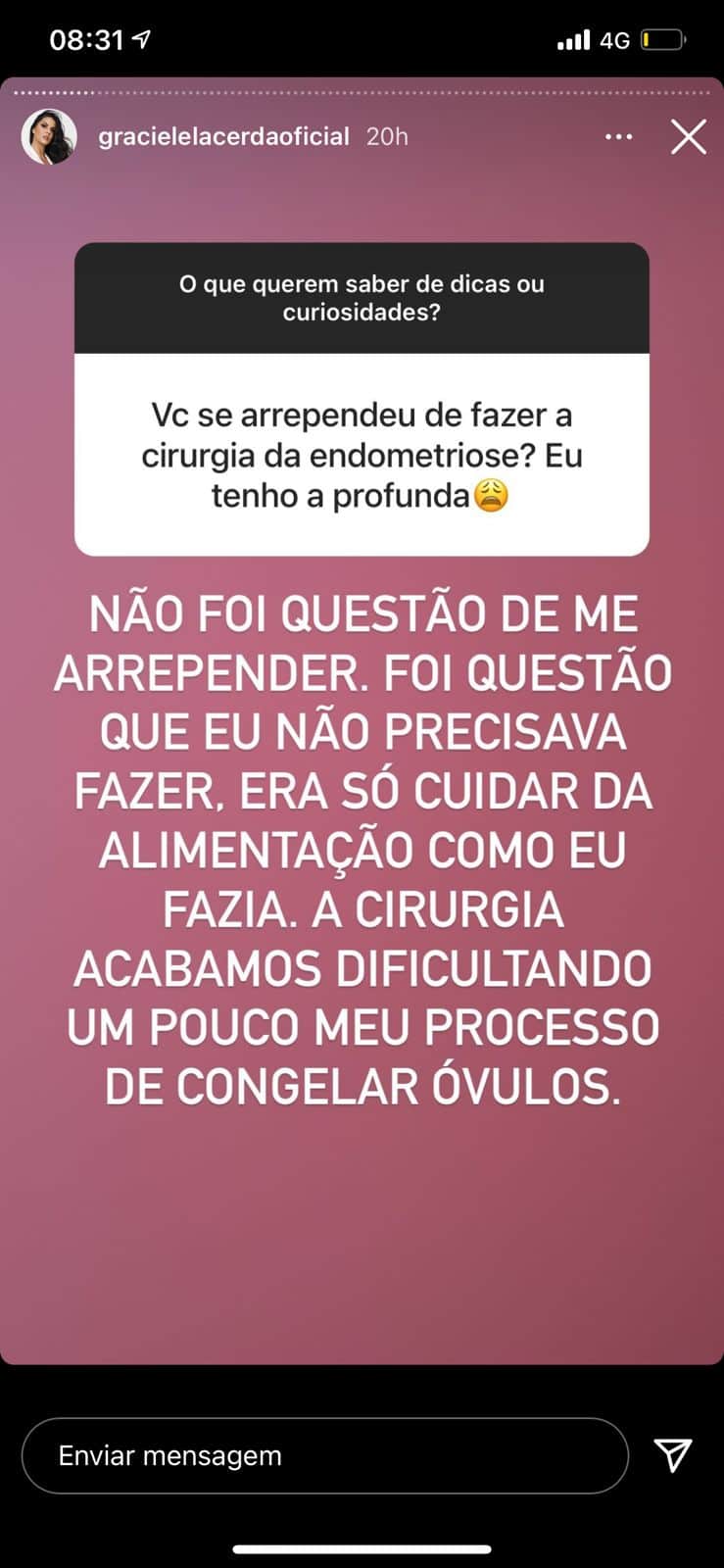 Graciele Lacerda fala sobre procedimento para engravidar de Zezé e detona arrependimento: "Eu não precisava" Graciele Lacerda fala sobre procedimento para engravidar de Zezé e detona arrependimento: "Eu não precisava"