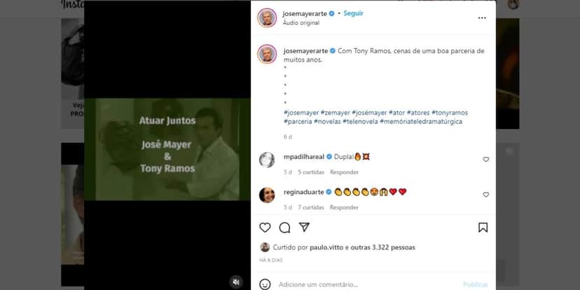 "Juntos", José Mayer ressurge, escancara relação com Tony Ramos e assume: "Muitos anos" "Juntos", José Mayer ressurge, escancara relação com Tony Ramos e assume: "Muitos anos"