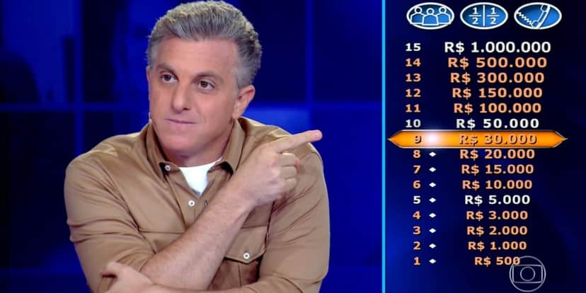 O "Show do Milhão" foi acusado de copiar o quadro "Quem Quer Ser Um Milionário" (Foto: Reprodução/TV Globo) O "Show do Milhão" foi acusado de copiar o quadro "Quem Quer Ser Um Milionário" (Foto: Reprodução/TV Globo)