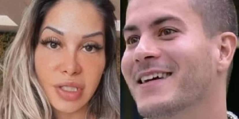 Maira Cardi não gostou de Arthur Aguiar ter comido pão (Foto: Reprodução) Maira Cardi não gostou de Arthur Aguiar ter comido pão (Foto: Reprodução)