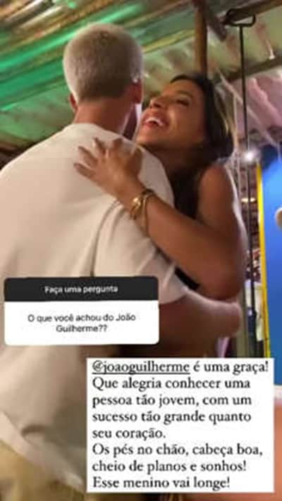 O Storie que causou o burburinho de affair de Mariana Rios e Jotinha (Reprodução/ Instagram) O Storie que causou o burburinho de affair de Mariana Rios e Jotinha (Reprodução/ Instagram)