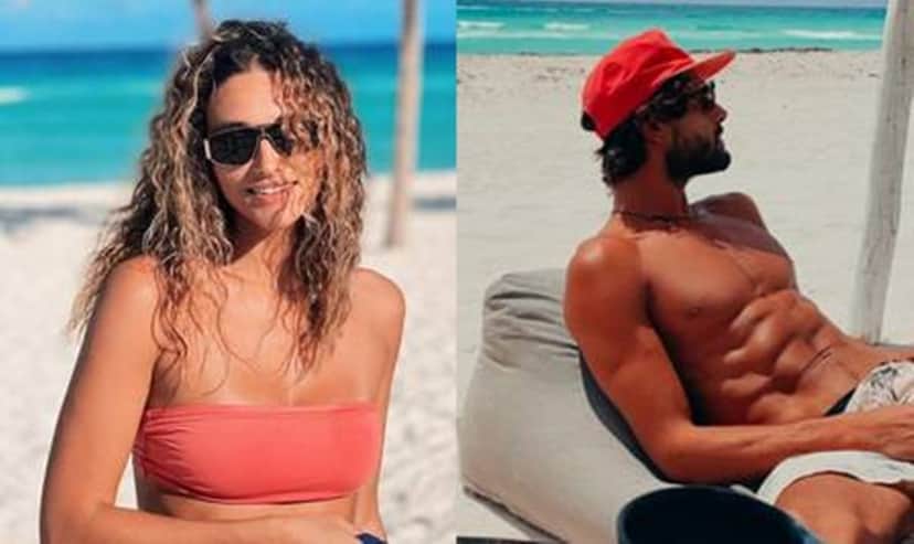 Débora Nascimento e Marlon Teixeira em viagem no México em 2021 (Foto: Reprodução/ Montagem) Débora Nascimento e Marlon Teixeira em viagem no México em 2021 (Foto: Reprodução/ Montagem)
