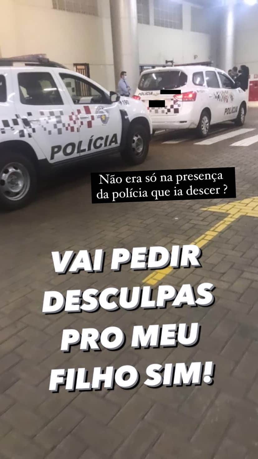 Medrado chamou a polícia (Foto: Reprodução) Medrado chamou a polícia (Foto: Reprodução)