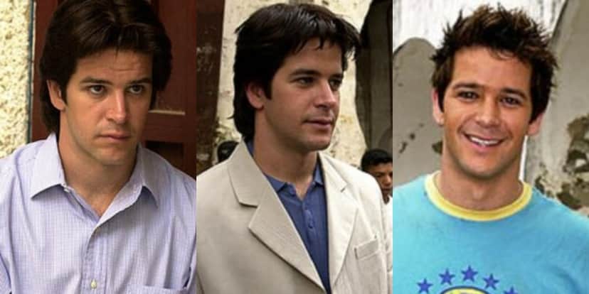 Murilo Benício como Lucas, Diogo e Léo em "O Clone" (Foto: Reprodução/TV Globo) Murilo Benício como Lucas, Diogo e Léo em "O Clone" (Foto: Reprodução/TV Globo)