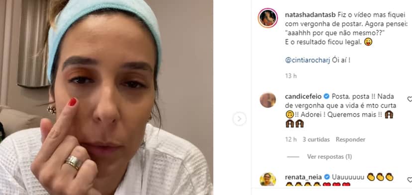 Esposa de Bonner publica vídeo e conta sobre doença nos olhos (Reprodução/ Instagram) Esposa de Bonner publica vídeo e conta sobre doença nos olhos (Reprodução/ Instagram)