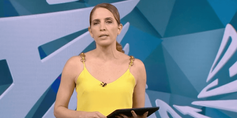 Poliana Abritta comanda o Fantástico (Foto: Reprodução) Poliana Abritta comanda o Fantástico (Foto: Reprodução)