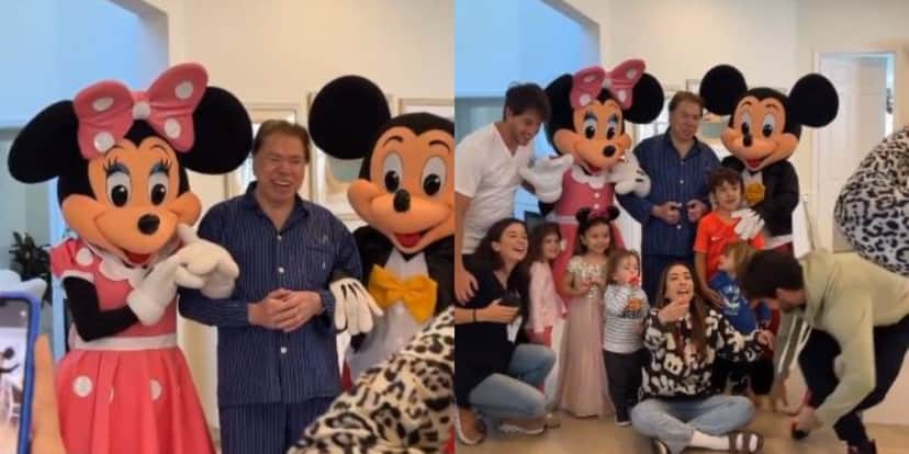 Silvio Santos teve mansão em Orlando invadida por Mickey e Minnie (Foto: Reprodução/Instagram) Silvio Santos teve mansão em Orlando invadida por Mickey e Minnie (Foto: Reprodução/Instagram)