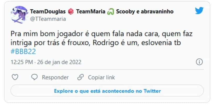 Eslovênia provocou debate na web (Foto: Reprodução / Twitter) Eslovênia provocou debate na web (Foto: Reprodução / Twitter)