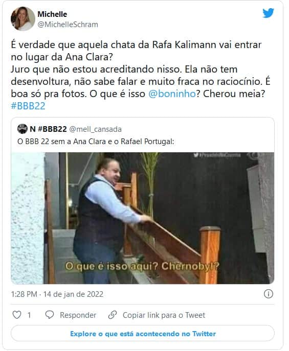 Internautas reprovam Tadeu e Rafa no BBB22 (Foto: Reprodução / Internet) Internautas reprovam Tadeu e Rafa no BBB22 (Foto: Reprodução / Internet)