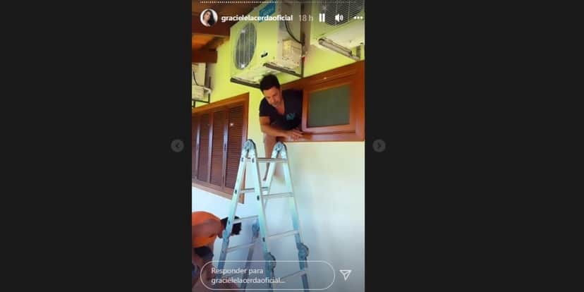 Graciele é trancada para fora por Zezé, flagra artista fugindo por janela e detona: "O que está fazendo" Graciele é trancada para fora por Zezé, flagra artista fugindo por janela e detona: "O que está fazendo"