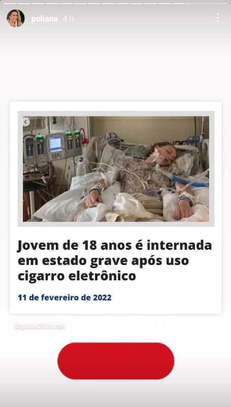 Poliana Rocha fez alerta aos jovens (Foto: Reprodução) Poliana Rocha fez alerta aos jovens (Foto: Reprodução)