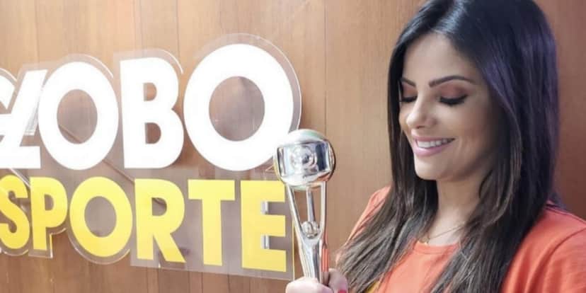 Carina Pereira na Globo(Reprodução) Carina Pereira na Globo(Reprodução)