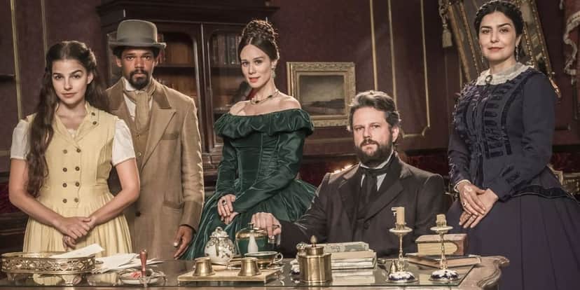 Cena de Nos Tempos do Imperador (Foto: Globo) Cena de Nos Tempos do Imperador (Foto: Globo)